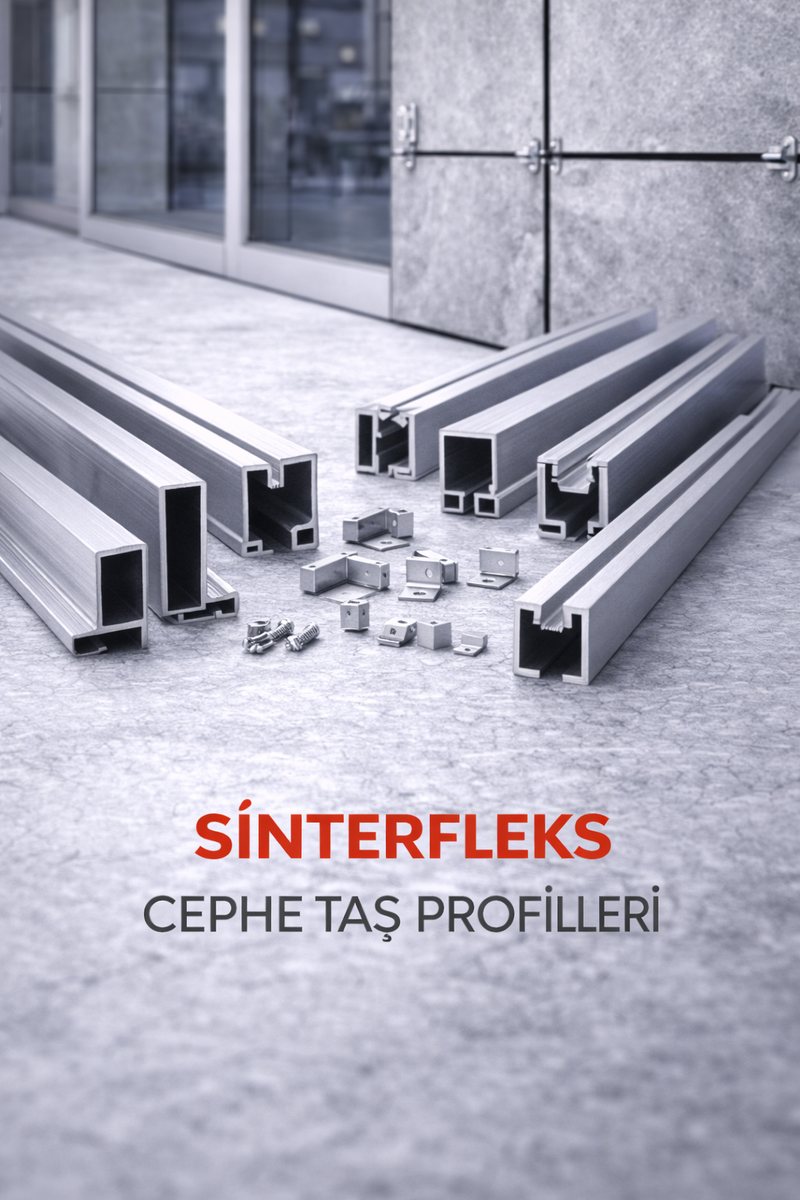 Sinterfleks Cephe Taş Profilleri — Cephe ve Kaplama Profilleri