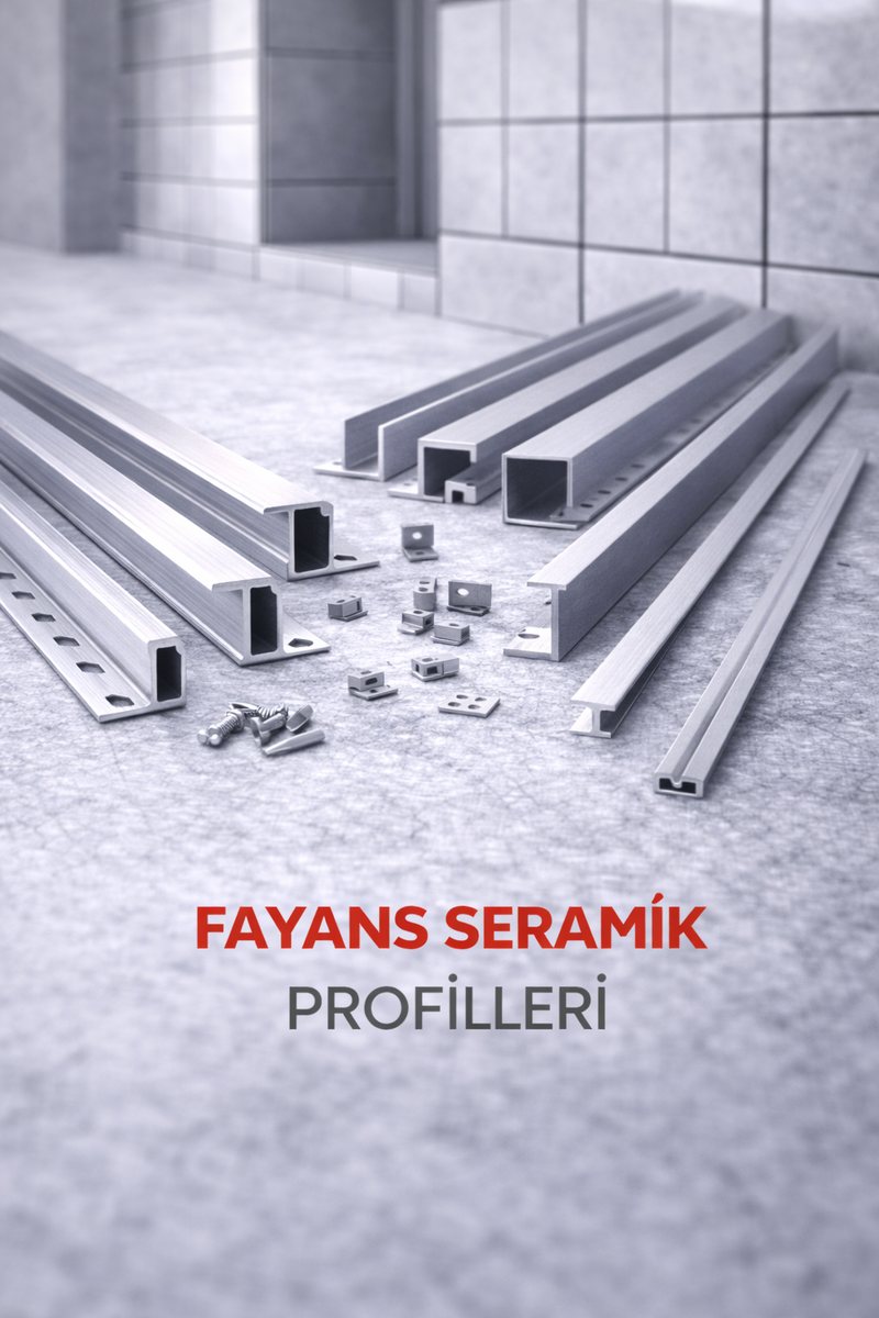 Fayans Seramik Profilleri — Cephe ve Kaplama Profilleri