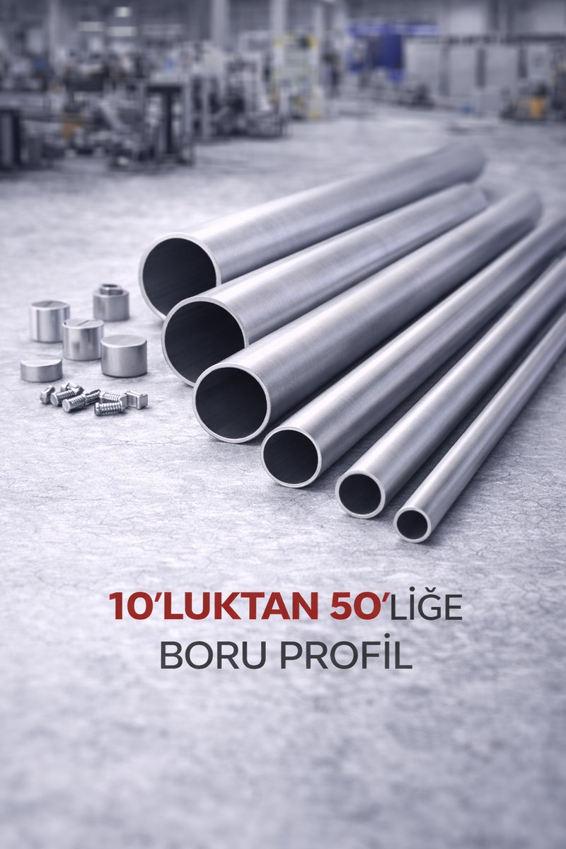 10'luktan 50'liğe Boru Profil — Yapı ve İnşaat Profilleri